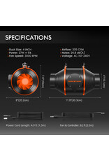 Spider Farmer Spider Farmer 90x90x180cm Complete Grow Tent Kit With Program  Controller  G 3000   (300W)