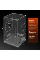 Spider Farmer Spider Farmer 120x120x200cm Complete Grow Tent Kit With  Program  Controller G5000 (480W)