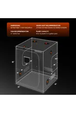Spider Farmer Spider Farmer 150x150x200cm Complete Grow Tent Kit  With Program  Controller G8600(800W)