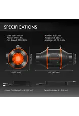 Spider Farmer Spider Farmer 90x90x180cm Complete Grow Tent Kit With Program  Controller SE 3000 (320W)