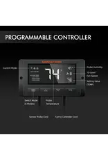 Spider Farmer Spider Farmer 90x90x180cm Complete Grow Tent Kit With Program  Controller SE 3000 (320W)