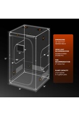 Spider Farmer Spider Farmer 90x90x180cm Complete Grow Tent Kit With Program  Controller SE 3000 (320W)