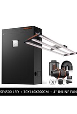 Spider Farmer Spider Farmer 140x70x200cm Complete Grow Tent Kit With Program  Controller SE 4500 (320W)