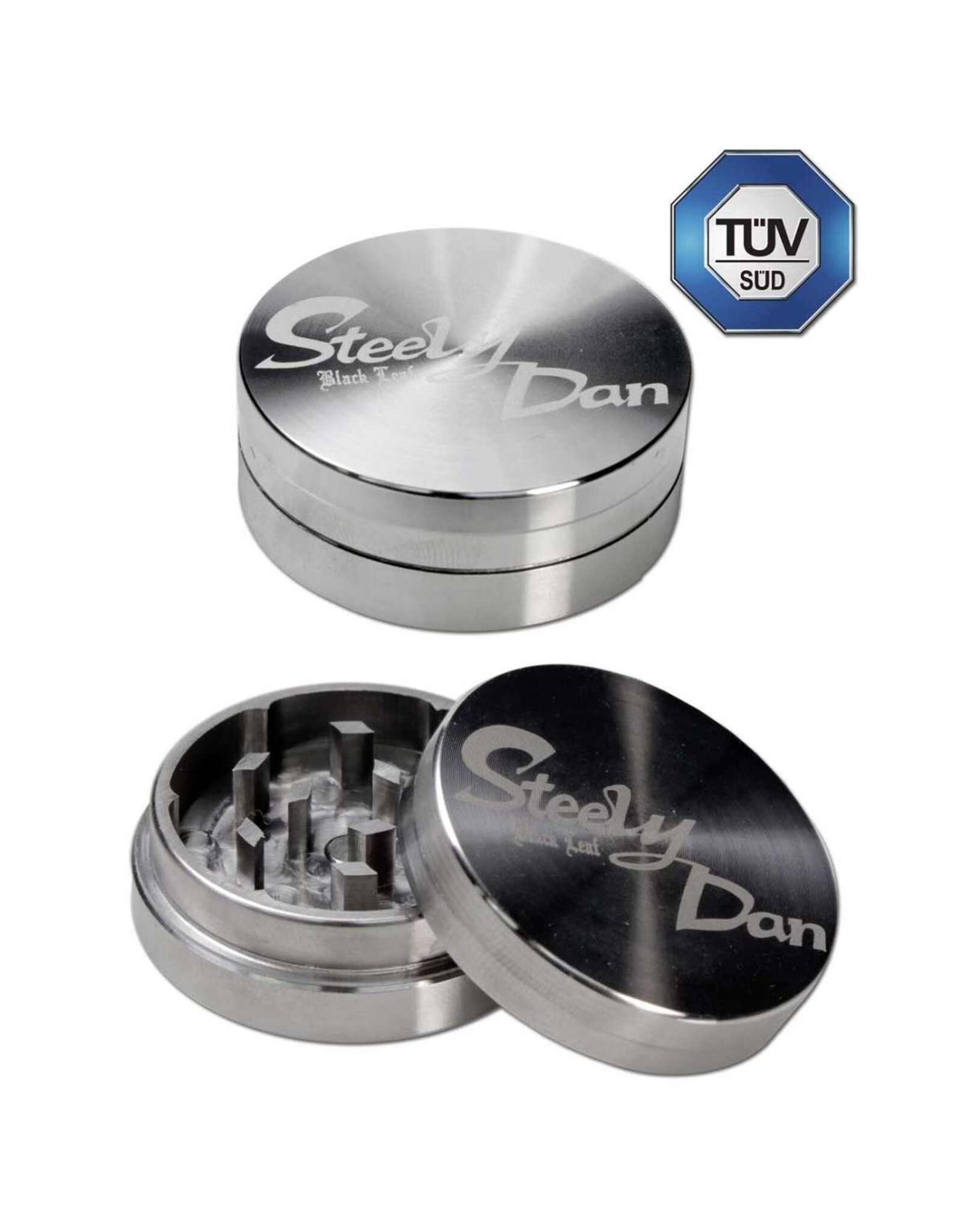 Black Leaf BL Steely Dan Stainless Steel Grinder 2-part