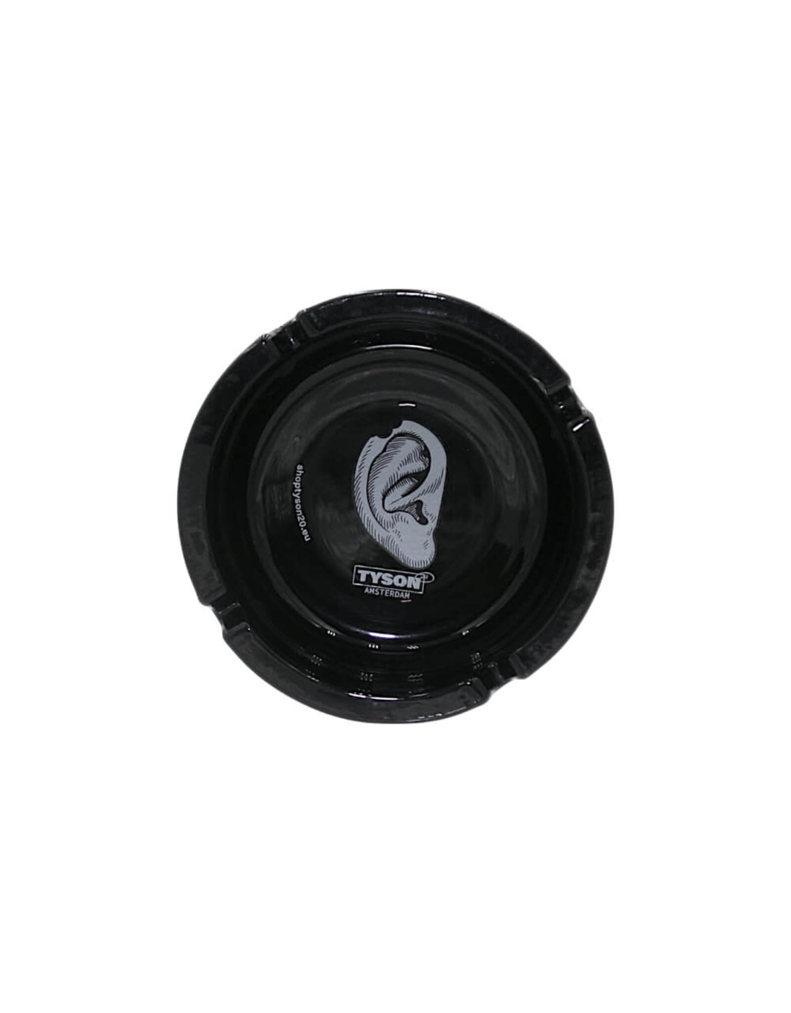 tyson Tyson 2.0 Mike Bite Glass Ashtray Black