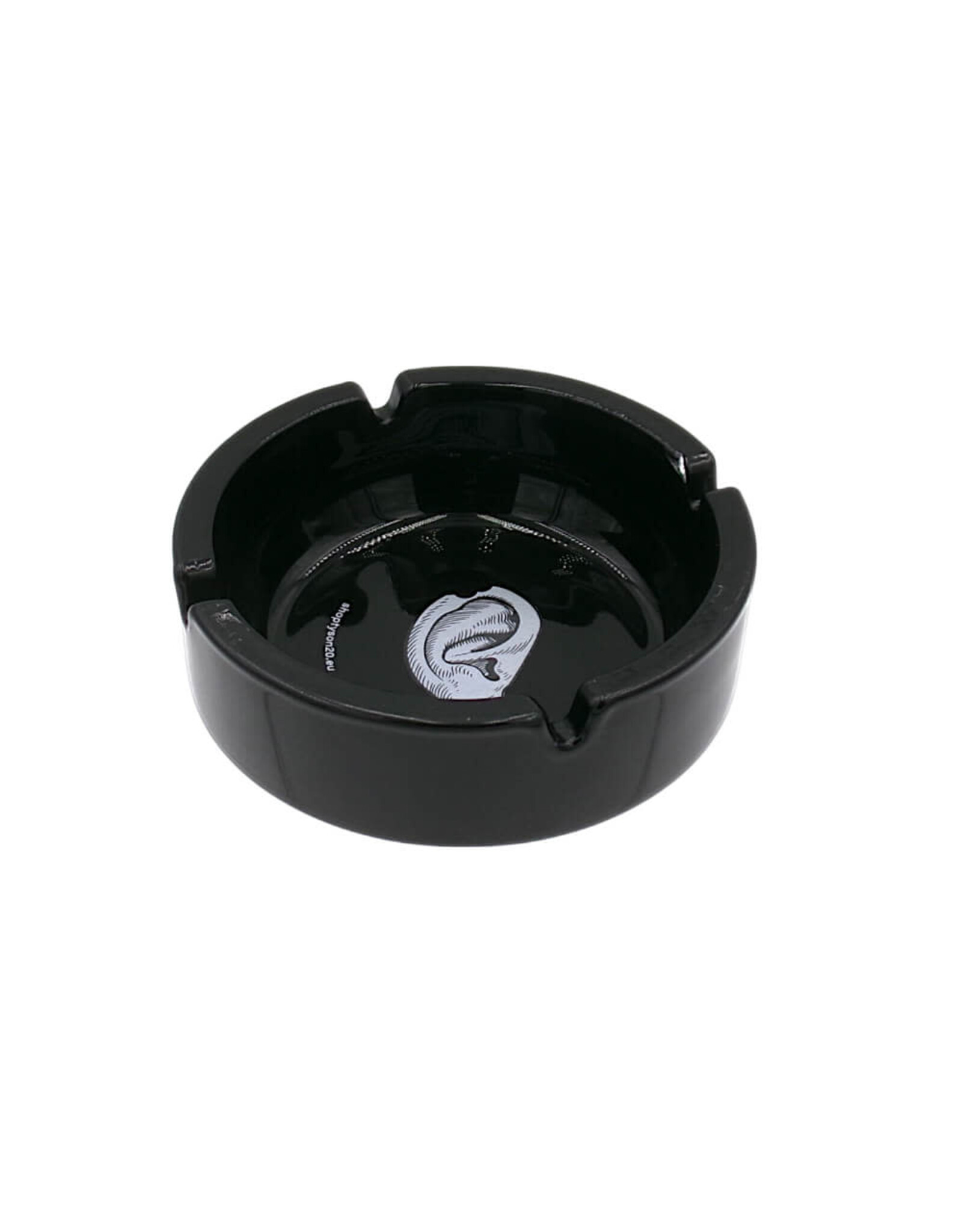 tyson Tyson 2.0 Mike Bite Glass Ashtray Black