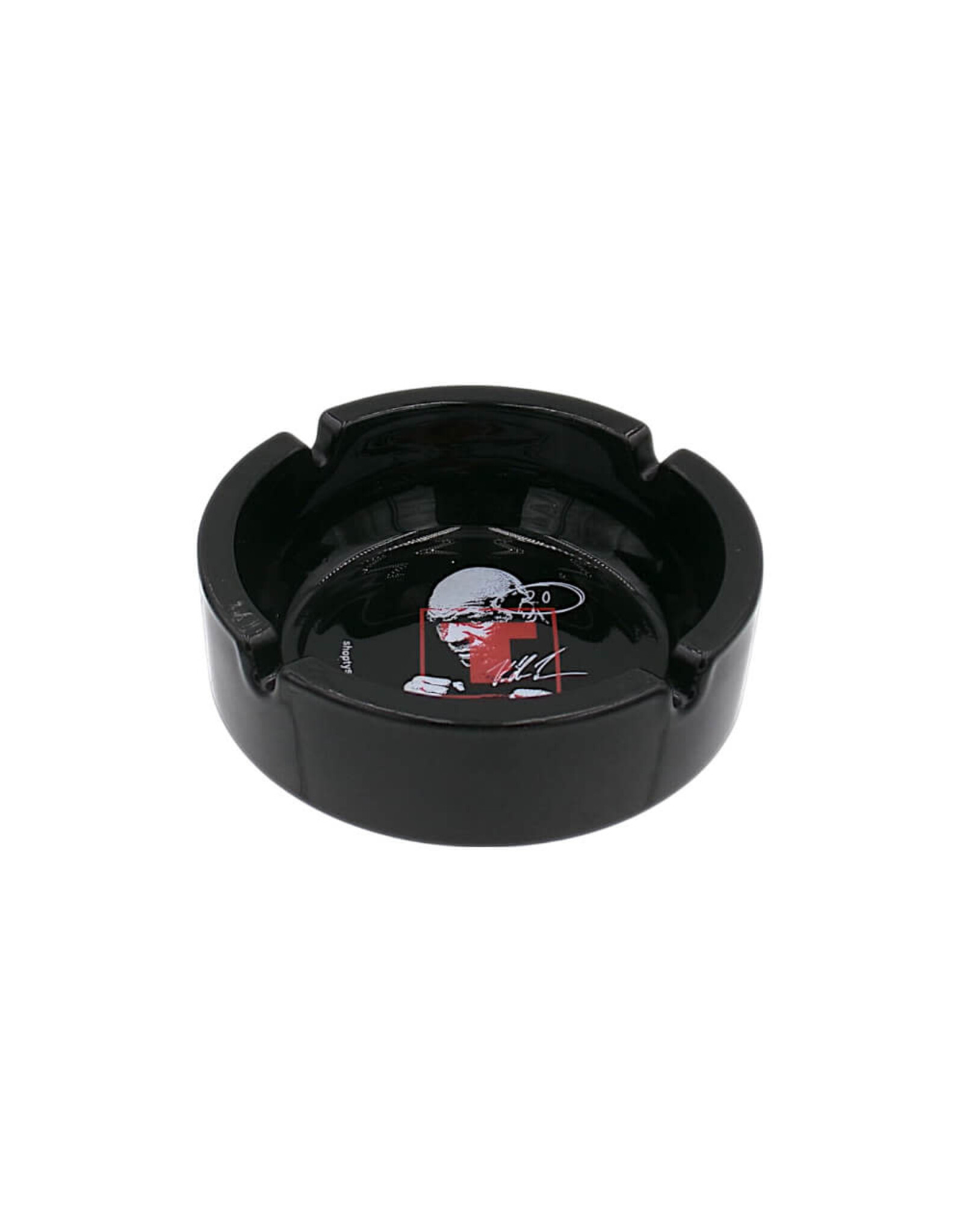 tyson Tyson 2.0 Boxing Mike Glass Ashtray Black