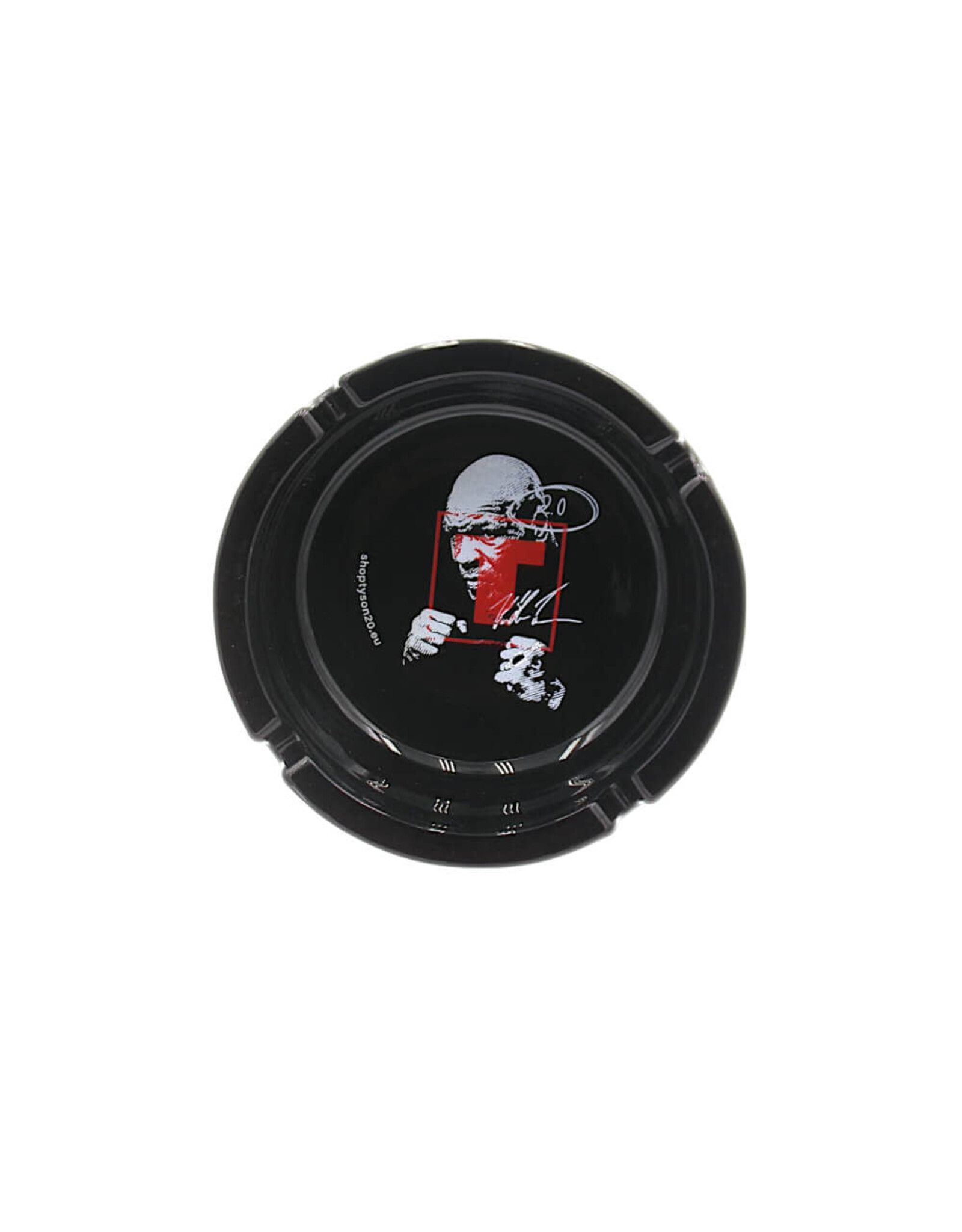 tyson Tyson 2.0 Boxing Mike Glass Ashtray Black