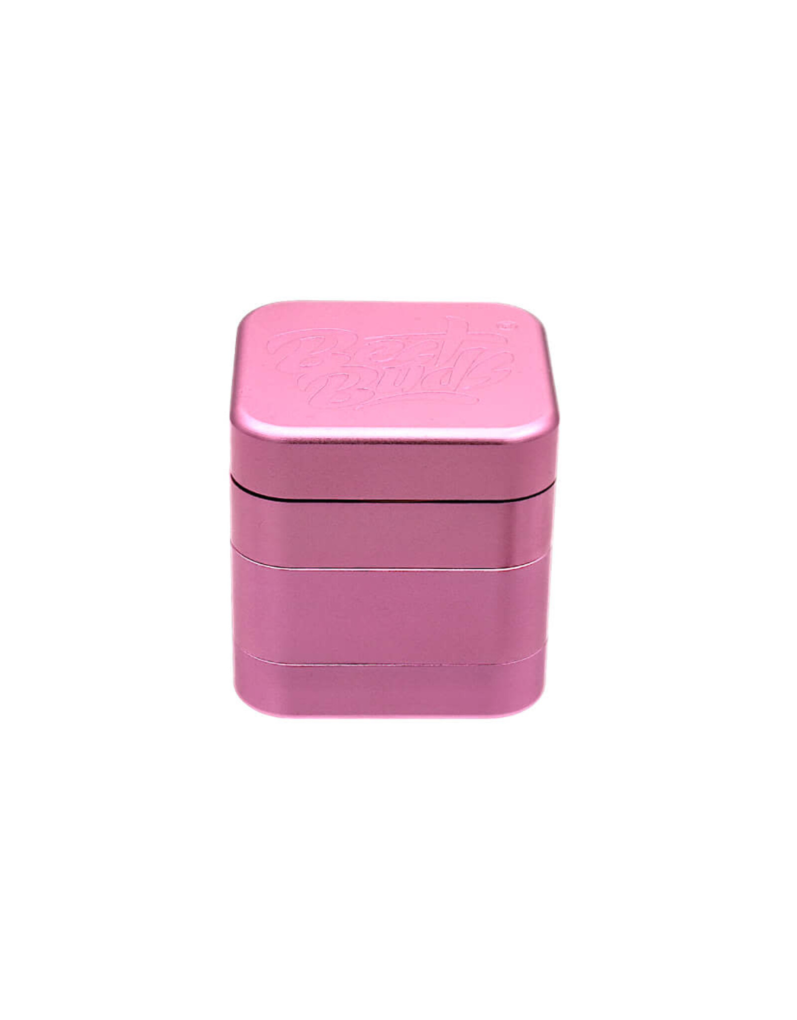 Best Buds Best Buds The Cube Aluminium Grinder Pink 4 Parts (50mm)