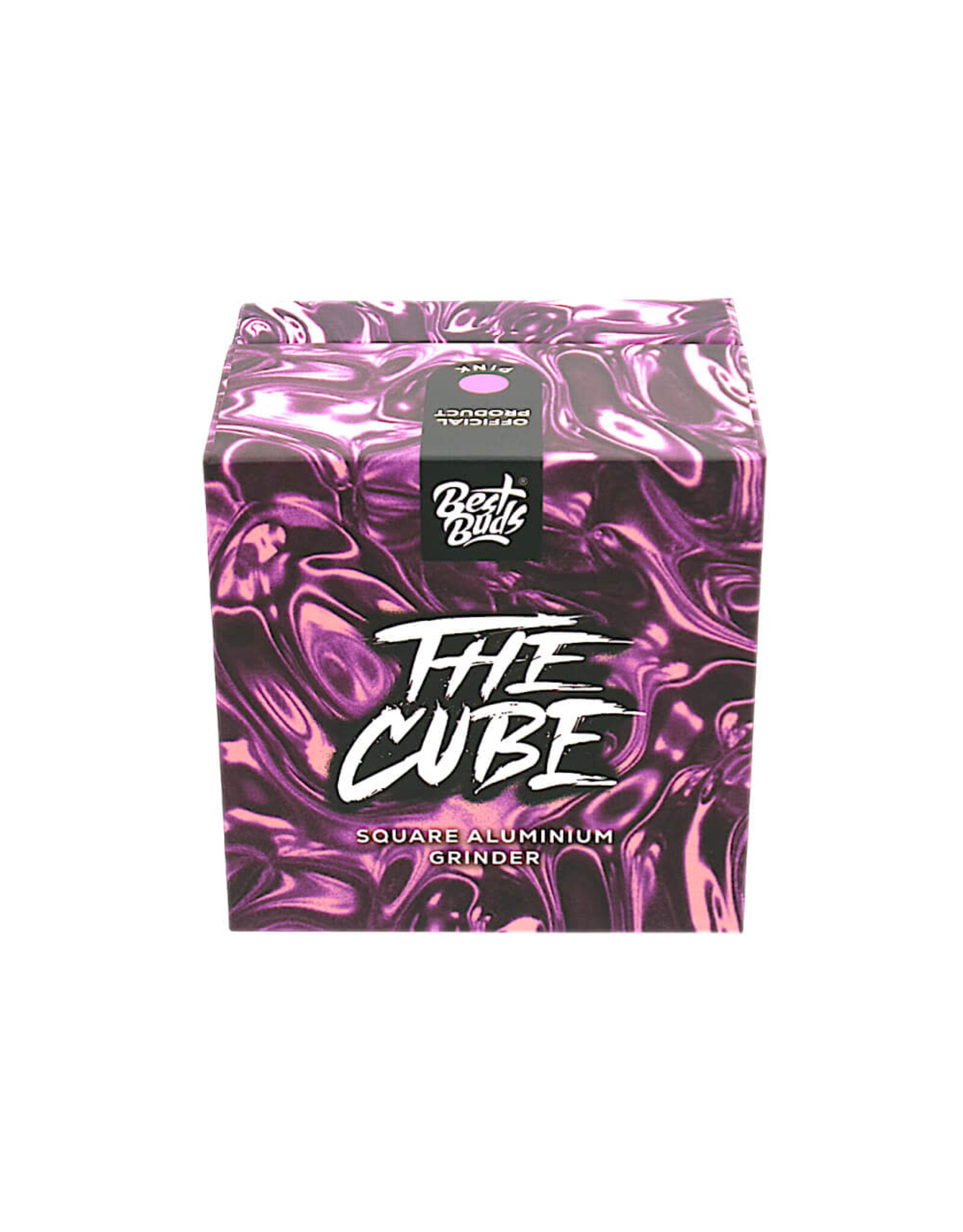 Best Buds Best Buds The Cube Aluminium Grinder Pink 4 Parts (50mm)