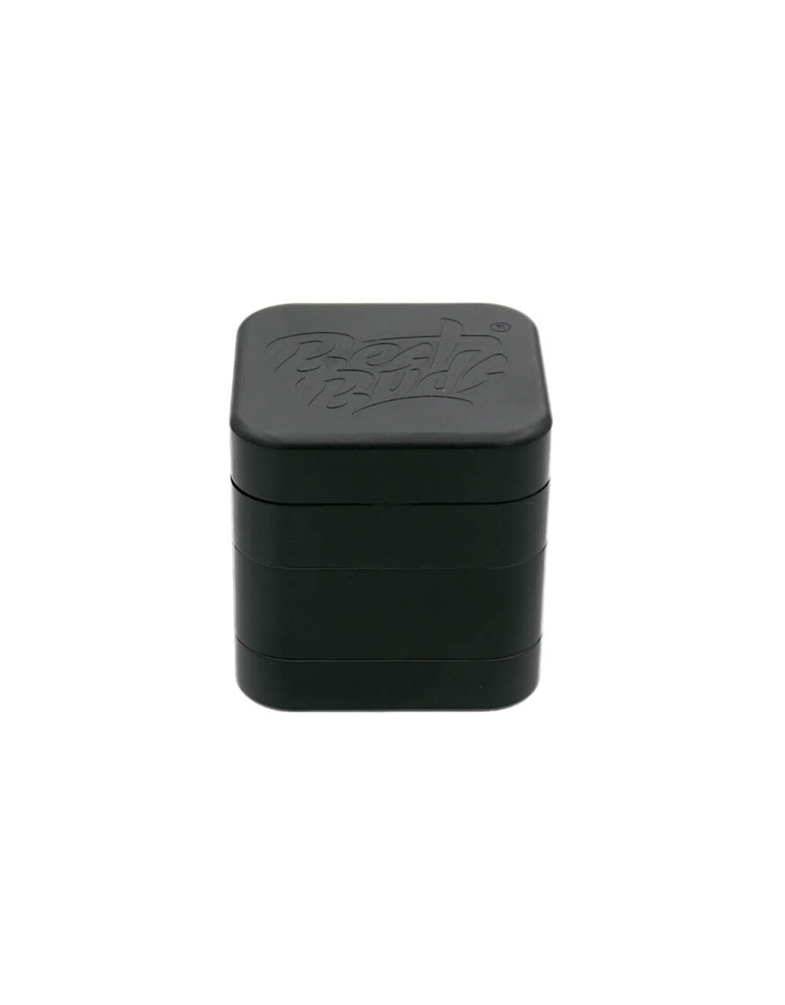 Best Buds Best Buds The Cube Aluminium Grinder Black 4 Parts (50mm)