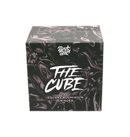 Best Buds Best Buds The Cube Aluminium Grinder Black 4 Parts (50mm)