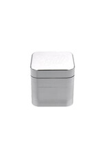 Best Buds Best Buds The Cube Aluminium Grinder Silver 4 Parts (50mm)