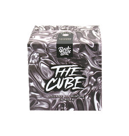 Best Buds Best Buds The Cube Aluminium Grinder Silver 4 Parts (50mm)
