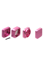Best Buds Best Buds The Cube Aluminium Grinder Pink 4 Parts (50mm)