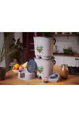 Bokashi Keukenemmerset   Grijs - 15 liter