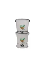 Bokashi Keukenemmerset   Grijs - 15 liter