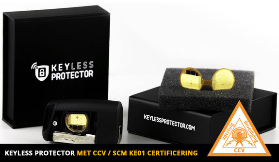 Keyless Protector 2 x Keyless Protector met CCV SCM KE01 certificaat Keyless Protector 2 x Keyless Protector met CCV SCM KE01 certificaat
