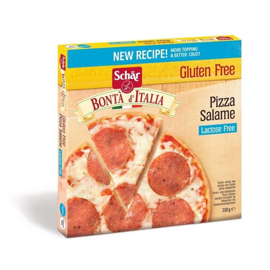 Pizza Salami Glutenvrij 330 Gram Pizza Salami Glutenvrij 330 Gram