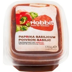 Paprika-basilicumspread 170 gram