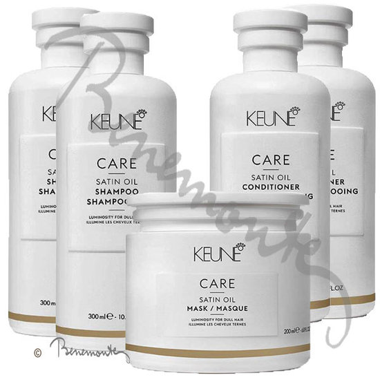 Keune Care Keune CARE Satin Oil 2x shampoo  2x conditioner en 1x Mask