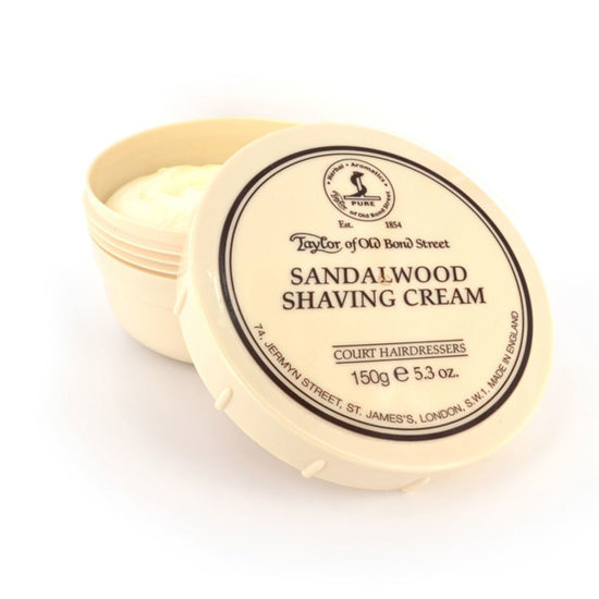Taylor of Old Bond Street Taylor of Old Bond Street scheercrème Sandalwood 150gr Taylor of Old Bond Street Taylor of Old Bond Street scheercrème Sandalwood 150gr