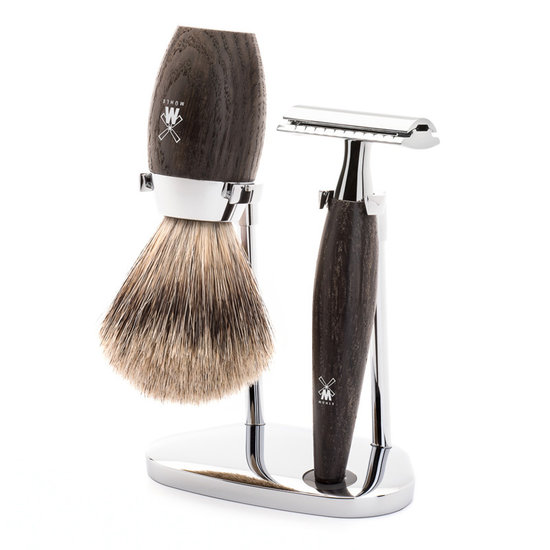 Muhle Muhle Kosmo scheerset Safety Razor en Fijndas scheerkwast