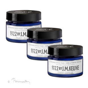 1922 by JM Keune Strong Hold Wax  3 stuks