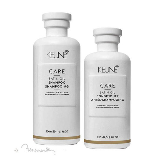 Keune CARE Satin Oil shampoo en conditioner combipack Benemonte