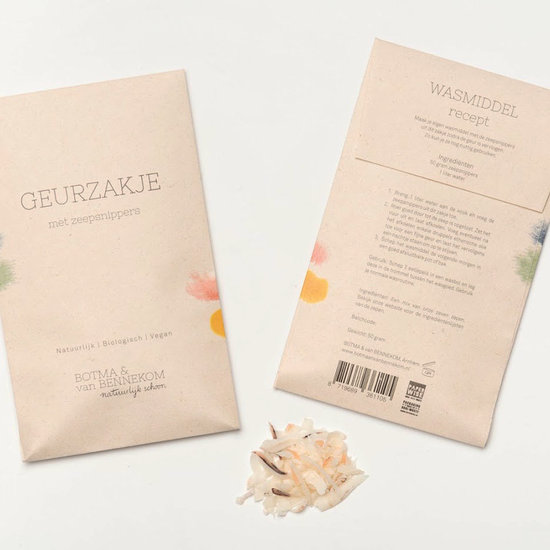 Geurzakje met zeepsnippers Botma & van Bennekom 50 gram Geurzakje met zeepsnippers Botma & van Bennekom 50 gram