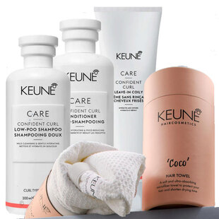 Keune Care Curl Confident Coily combi-pack & hairtowel