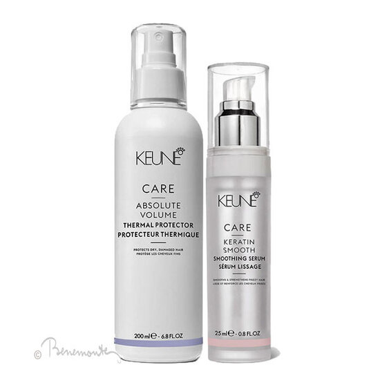 Keune Care Keune CARE Absolute Volume Thermal Protector en Keratin Smooth serum combi-pack Keune Care Keune CARE Absolute Volume Thermal Protector en Keratin Smooth serum combi-pack