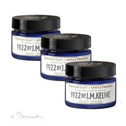 1922  by J.M. Keune Premium Clay 3x100ml
