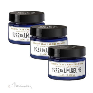 1922  by J.M. Keune Premium Clay 3x75ml