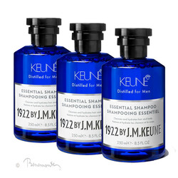 1922 by J.M. Keune Essential shampoo  3x250ml