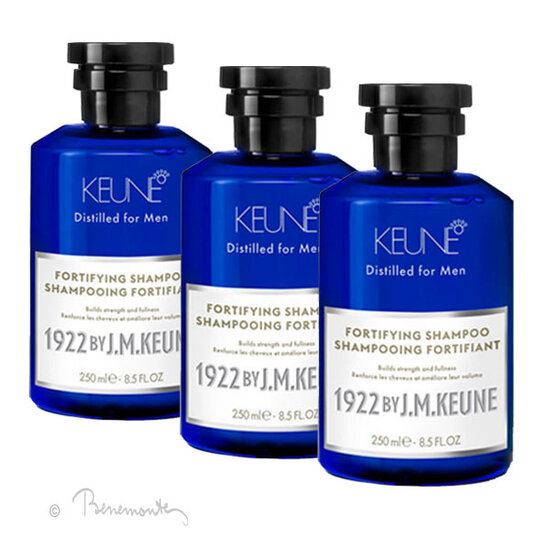 1922 by JM Keune 1922 by J.M. Keune Fortifying shampoo 3x250ml voordeelpack