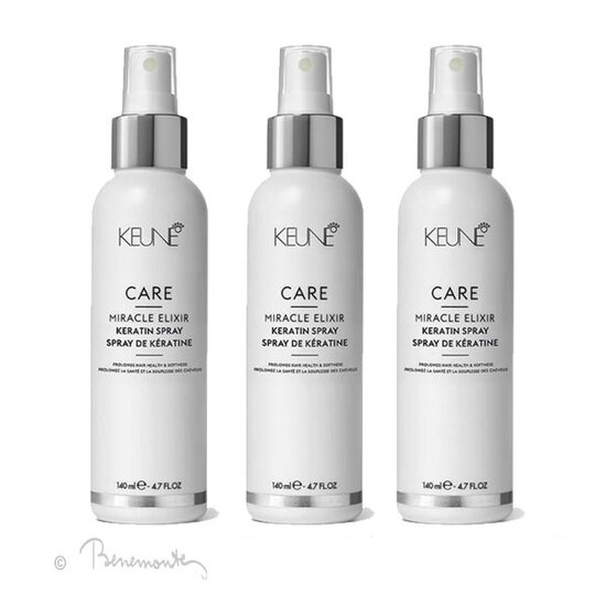 Keune Care Keune Care Miracle Elixer Keratin spray 3x140ml  voordeelpack