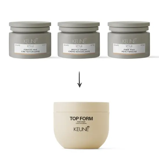 Keune Style Keune Top Form Waxcréme 5 x 100ml voordeelpack Keune Style Keune Top Form Waxcréme 5 x 100ml voordeelpack