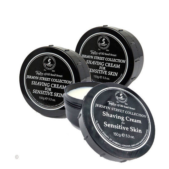 Taylor of Old Bond Street Taylor Jermyn Street scheercreme Sensitive skin 3x150g Taylor of Old Bond Street Taylor Jermyn Street scheercreme Sensitive skin 3x150g