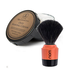 NOM scheerkwast Black Fibre®  & To/OBS scheercréme OUD