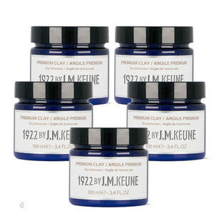 1922  by J.M. Keune Premium Clay 5x100 ml voordeelpack