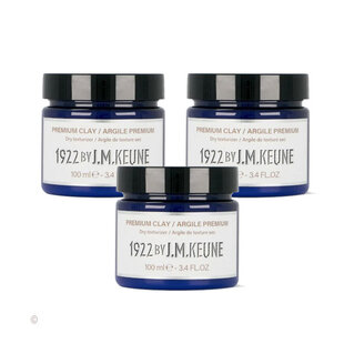 1922  by J.M. Keune Premium Clay 3x100ml