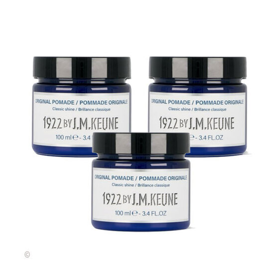 1922 by JM Keune 1922 by J.M. Keune Original Pomade  3x100ml voordeelpack