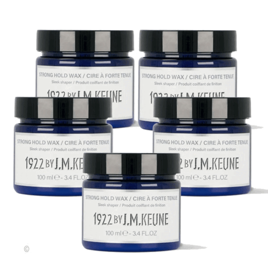 1922 by JM Keune 1922 by JM Keune Strong Hold Wax 5x100ml voordeelpack