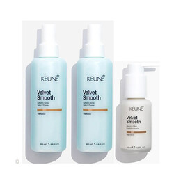 Keune Velvet Smooth 2-Phase spray en Silkening polish