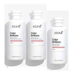 Keune Color Brillianz Anti Fade shampoo 3x  en conditioner 1x