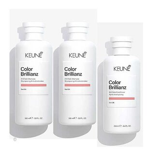 Keune Color Brillianz Anti Fade shampoo 3x  en conditioner 1x