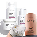 Keune Care Keune Care Blond Savior shampoo, mask en leave-in combipack met hairtowel