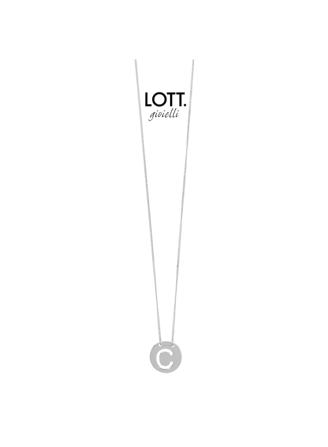 LOTT. Initial Collection ketting Small Silver