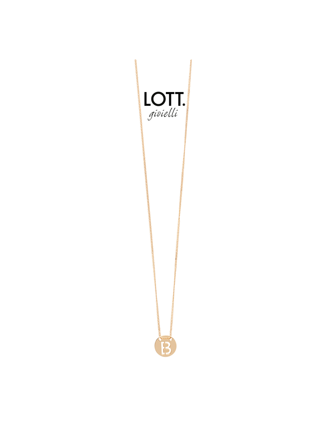 LOTT. Initial Collection ketting Small Rosé Gold Plated